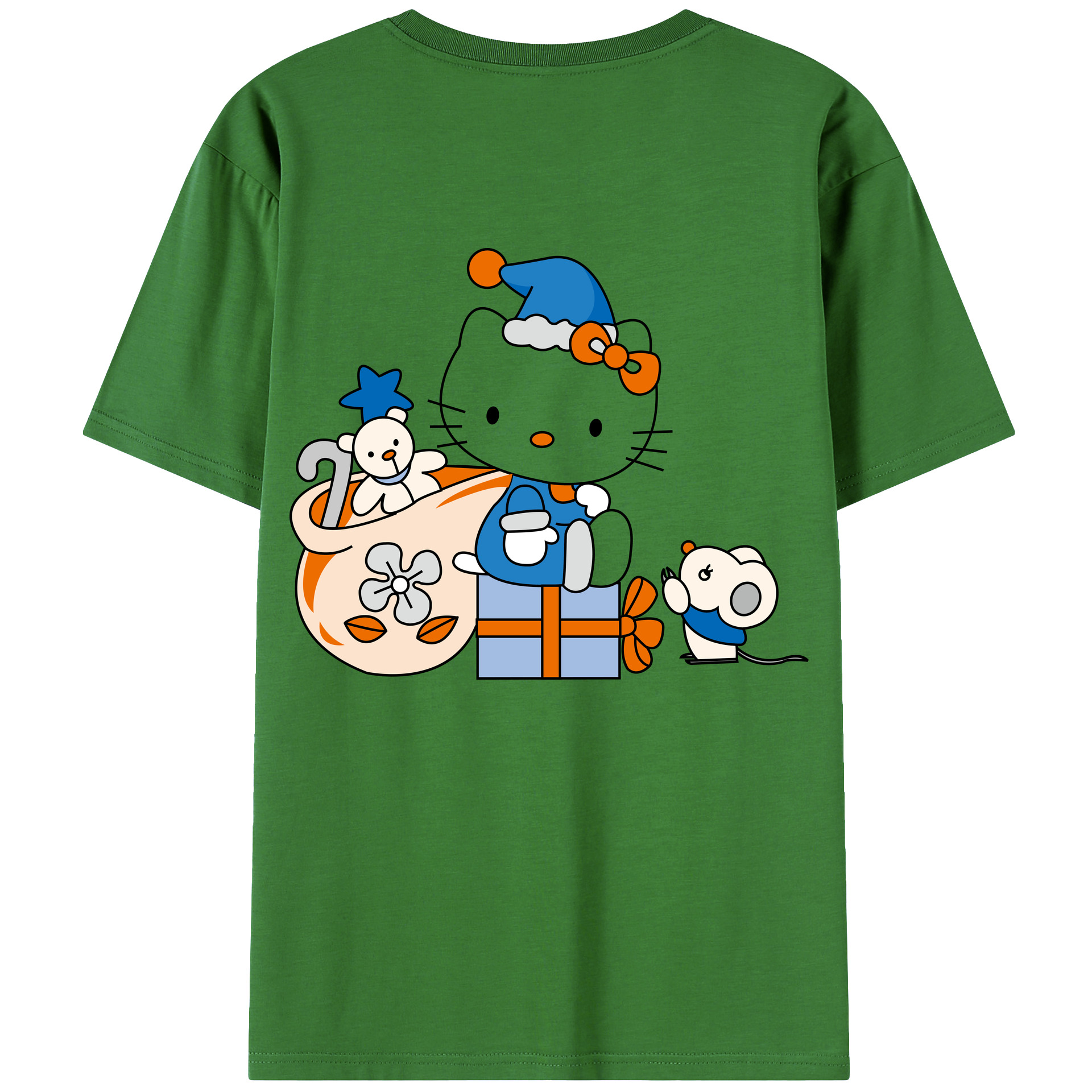 （画像用） Hello Kitty ハローキティ レディース半袖Tシャツ(バックプリント)